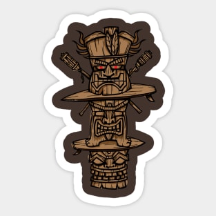 Tiki Time Sticker